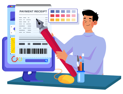Select a Customizable Receipt Template